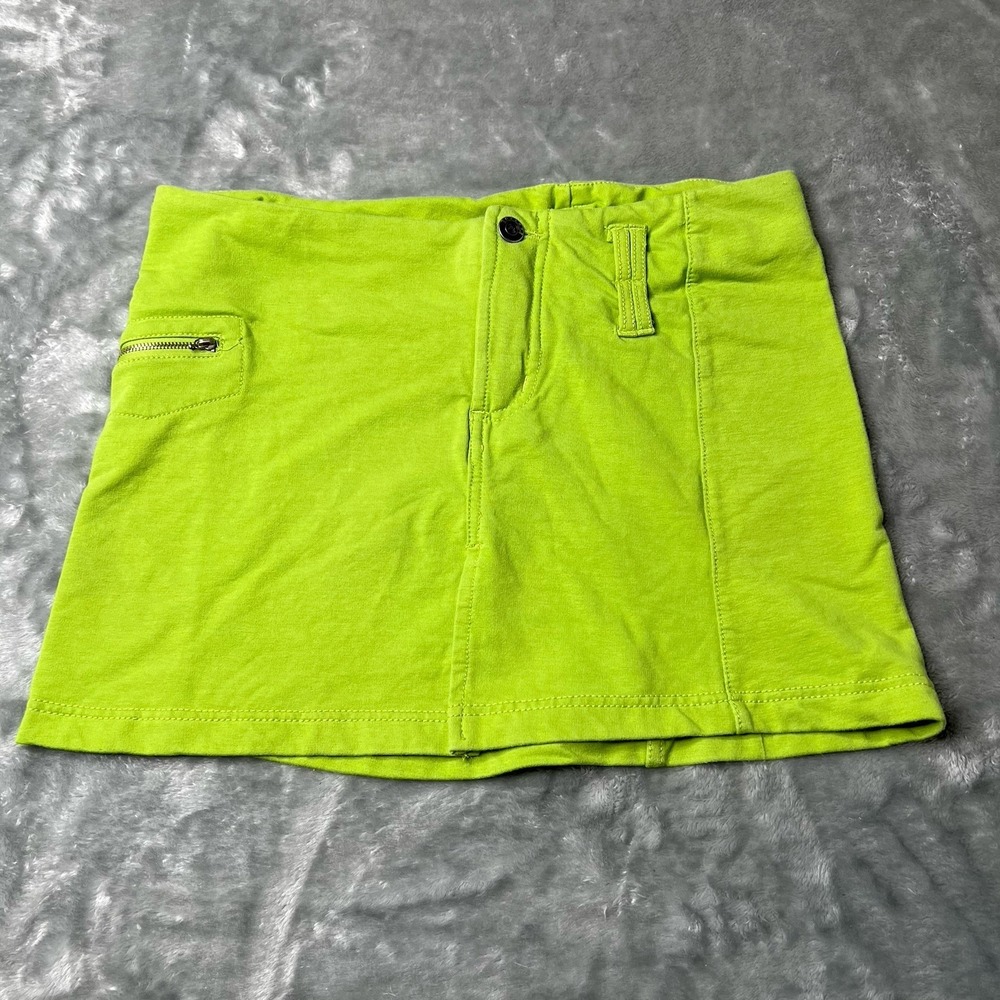 Poplooks Skirt Women Size XL Green Retro Mini Y2K Bratz Doll Vintage